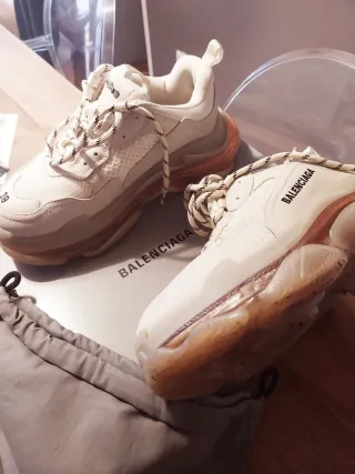Balenciaga Triple S Beige Talla 39