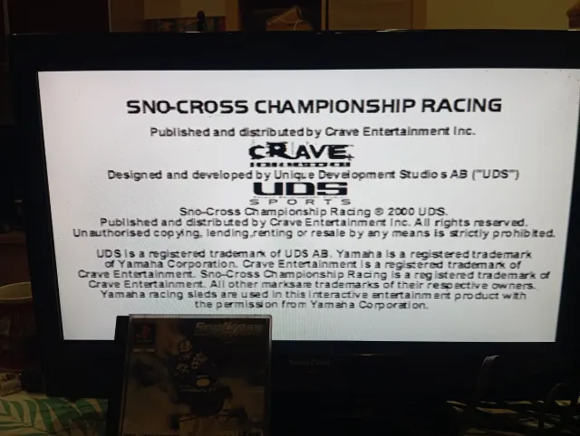 SnoCross Championship Racing PS1