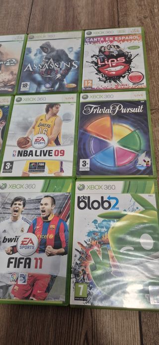 Lotto di 9 giochi per Xbox 360
