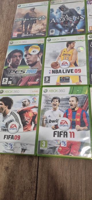 Lotto di 9 giochi per Xbox 360