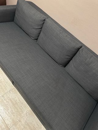 Sofá Cama IKEA Gris 3 Plazas