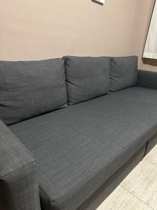 Sofá Cama IKEA Gris 3 Plazas