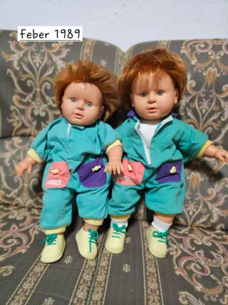 Muñecas Feber gemelas 1989