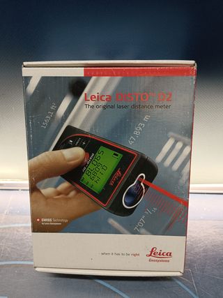 medidor laser Medidor de distancia láser Leica Geosystems DISTO D2 – negro/rojo