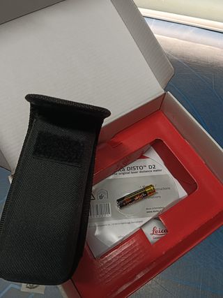 medidor laser Medidor de distancia láser Leica Geosystems DISTO D2 – negro/rojo