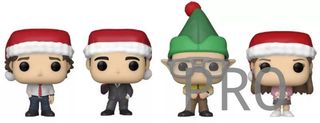 Funko Pop Caja Arbol de Navidad. The Office (4 Figuras)