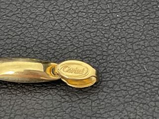cadena oro 18k con aguamarina 24cm