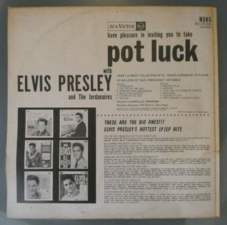 Lp Vinilo ELVIS Pot Luck 1962 RCA RD 27265 mono