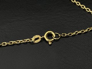 cadena oro 18k 27cm