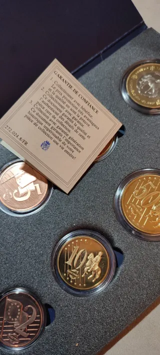 Estuche monedas de prueba Euros