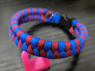 Pulsera Paracord Barça 19cm Blaugrana