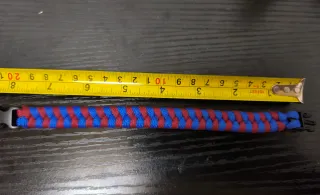 Pulsera Paracord Barça 19cm Blaugrana