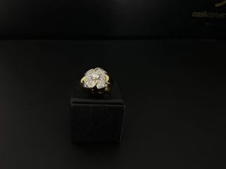 anillo oro 18k con piedra
