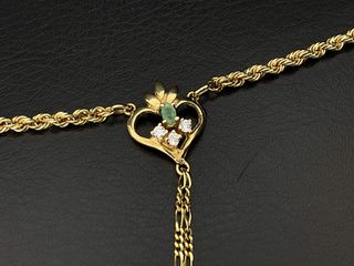 pulsera oro 18k con piedra