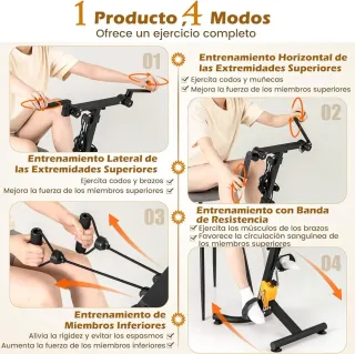 Pedales estáticos plegables 2 en 1