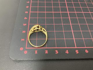 anillo oro 18k con piedra