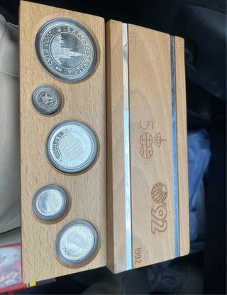 Moneda de plata del 92
