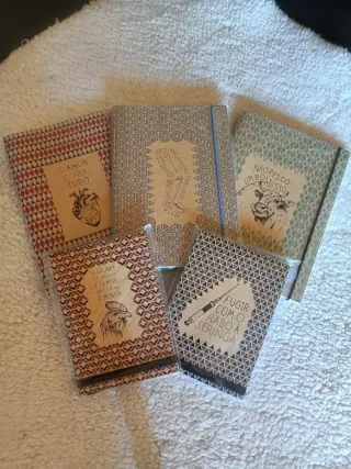 Conjunto de 5 Cadernos A5 e A6