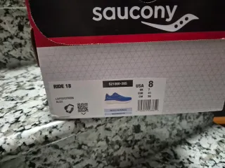 Saucony Ride 18 Talla 41 Azul