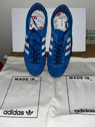 Zapatillas Adidas Hombre Azul Multicolor