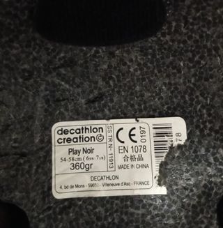Casco ajustable Decathlon