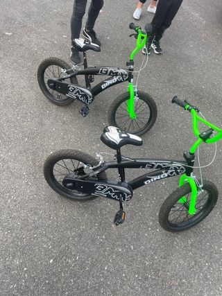 Bicicleta Infantil Negra y Verde
