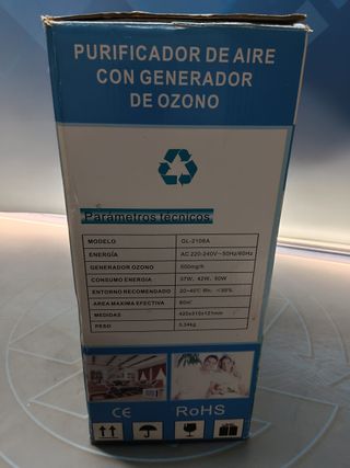 PURIFICADOR DE AIRE ELECTRIC COOL GL-2108A