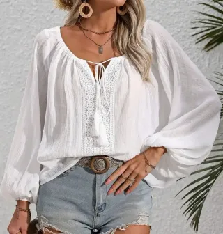 Blusa con Mangas Farol