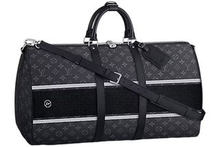 Louis Vuitton Keepall Negra y Gris