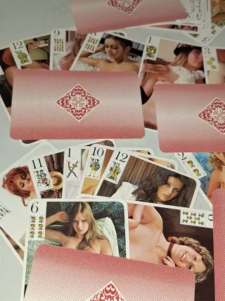 Baraja cartas años 70