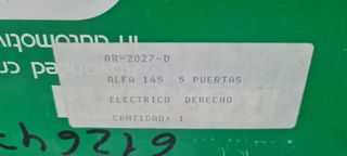 ALFA ROMEO 145 ,5 p., RETROVISOR DERECHO ELÉCTRICO