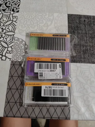 Extensiones de pestañas NAGARAKU (varias medidas)