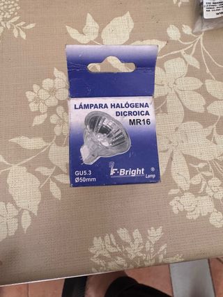 Lámpara Halógena Dicroica MR16 GU5.3