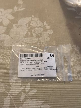 Piloto Indicador Eunasa Verde 12mm 230V