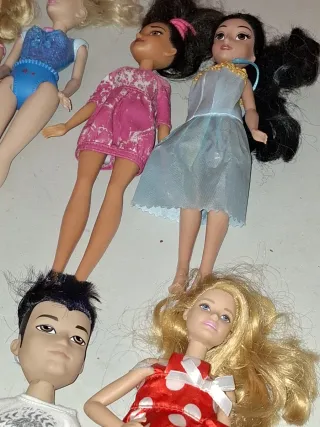Lote 10 Muñecas Disney
