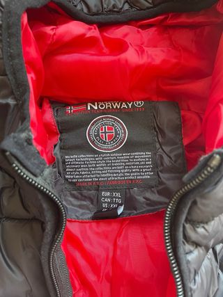 Chaqueta Geographical Norway Negra Talla XL Hombre