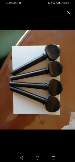 Clavijas Chelo 4/4 madera