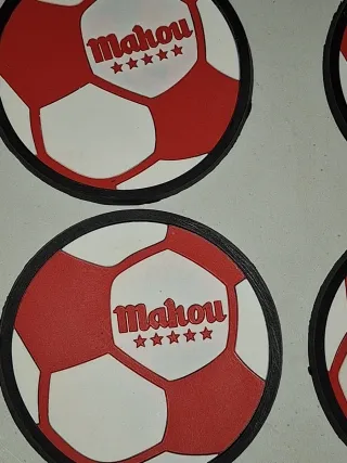 Lote 4 posavasos Mahou fútbol