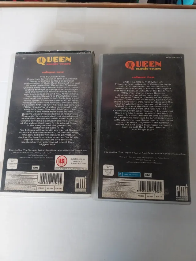 Queen Magic Years Vol. 1 & 2 VHS