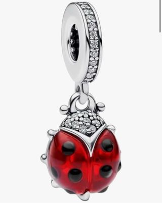 Abalorio Mariquita Plata Ley 925 Pandora