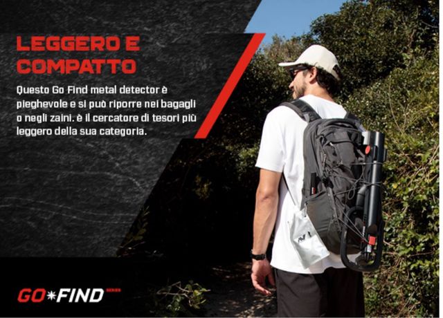 Metal Detector Compatto Minelab Go-Find 22 Nuovo