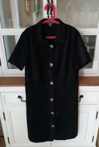 VESTIDO NEGRO MICROPANA 