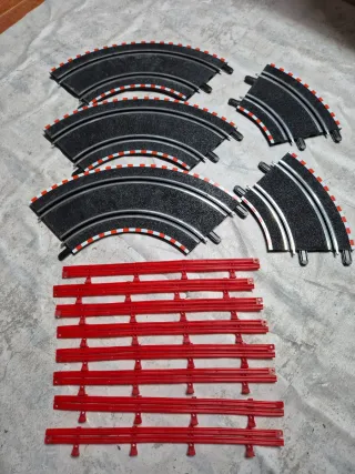 Scalextric Compact Curvas y vallas.