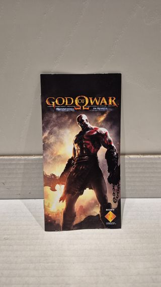 Manuale God of War Il Fantasma di Sparta PSP