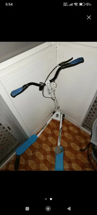 Patinete 3 ruedas azul