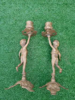 Antiguos candelabros 