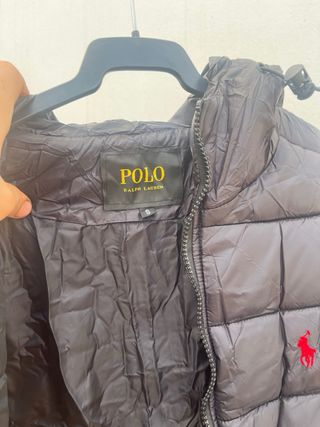 Chaqueta Polo Ralph Lauren Negra con Gorro