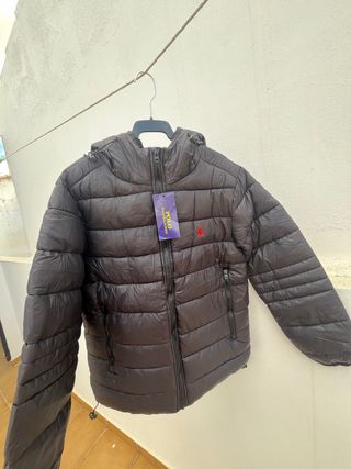 Chaqueta Polo Ralph Lauren Negra con Gorro