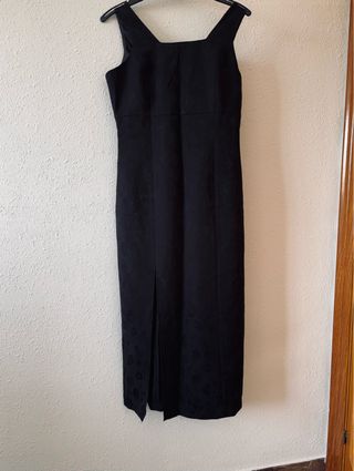 Vestido largo negro talla 44