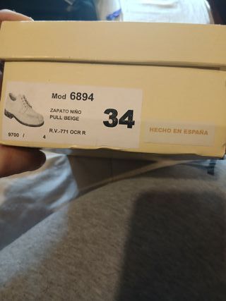 Zapatos Comunión Niño Beige